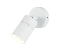 Forum ZN-26536-WHT Leto 1 light, Adjustable Outdoor Lighting Textured White