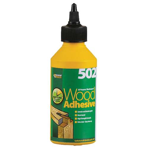 EVERBUILD WOOD1 502 All purpose Weatherproof Wood Adhesive - 1ltr Bottle_base