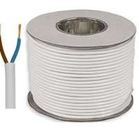 3182Y 1.0mm²  2 Core PVC Flexible Cable, 10 Amps_base