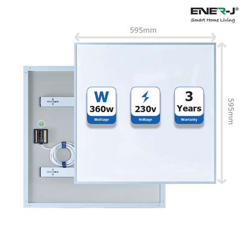 ENER-J IH1003 Electric Panel Heater Infrared 360 Watts_base