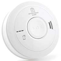 Aico Ei3016 3000 Series 230V Mains Optical Smoke Alarm White with Rechargeable Battery_base