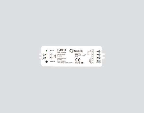 FossLED FLDC1S Single Colour RF Receiver / LED Controller Remote Control_base
