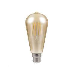 Crompton CRVIN5ST64BC 5W Vintage ST64 Squirrel Cage Lamp LED Filament Antique Dimmable  BC-B22d_base