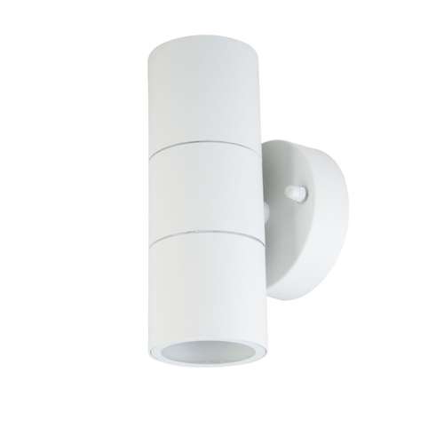 V-TAC VT7570 GU10 Wall Fitting 2 Way Up and Down Stainless Steel Body IP44 - Matt White (VT-7622)_base