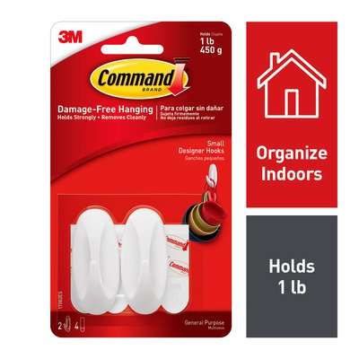 Command Brand 17082 Small Designer Hooks_base