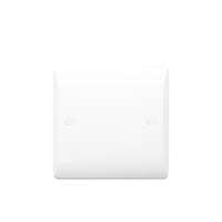 Thrion SLBL1 high Quality Slimline White Single Gang Blank Plate_base