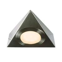 Saxby SAX90127 2.5W Nyx CCT Under Cabinet Light Brushed Chrome 125mm - Colour Changing 3000K-4000K_base