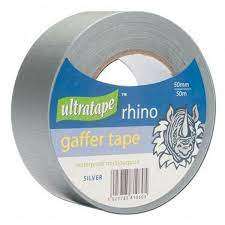 Ultratape Cloth Gaffer Tape (50mm x 50m)-Silver_base