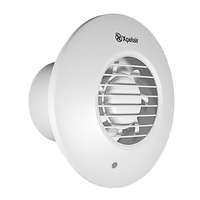 Xpelair XPDX100BHPTR Simply Silent DX100B 4'/100mm Round Bathroom Fan With Humidistat, Pullcord And Timer, 93000AW_base