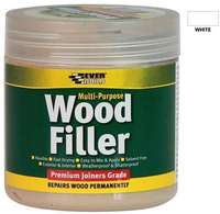 Multi purpose premium joiners grade wood filler - Filling small imperfections in wood - 250ml - White_base