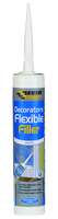 Everbuild Flexible Decorators Filler 300ml - White, FLEX_base