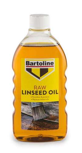 500ML FLASK BARTOLINE RAW LINSEED OIL