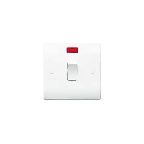 Thrion SL20DPN 20A Glossy Finished Modern Slimline DP Switch Neon Indicator_base