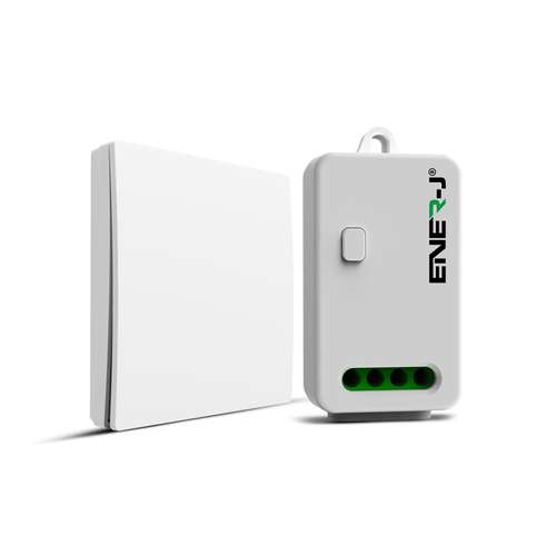 ENER-J WS1061 1 Gang Eco Range Kinetic Switch & 100W RF Wi-Fi Dimmable Receiver_base