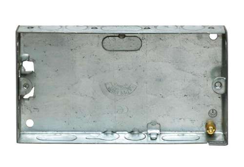 2G 16mm Galvanised Metal Box, APPLEBY SB633