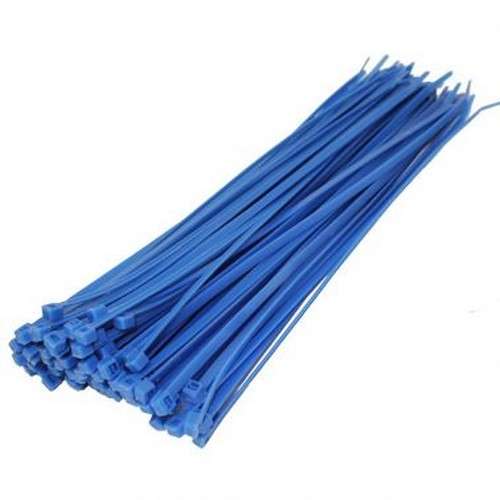 300mm X 4.8mm Cable Ties Blue (100)_base