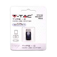 V-TAC VT8471 Micro Usb Female To Type-C Male Adaptor Converter Black IP20_base
