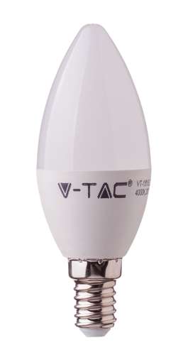 V-TAC VT2754 5W Smart LED Candle Bulb E14 - Compatible With Alexa & Google Home RGB+WW+CW+DW+(VT-5114)_base