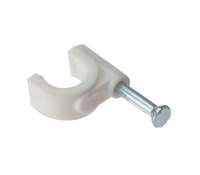 VP3551 Round Cable Clips 12.0mm White_base