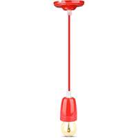 V-TAC VT3807 High Frequency Porcelain Lamp E27 Holder Red (VT-7998)_base