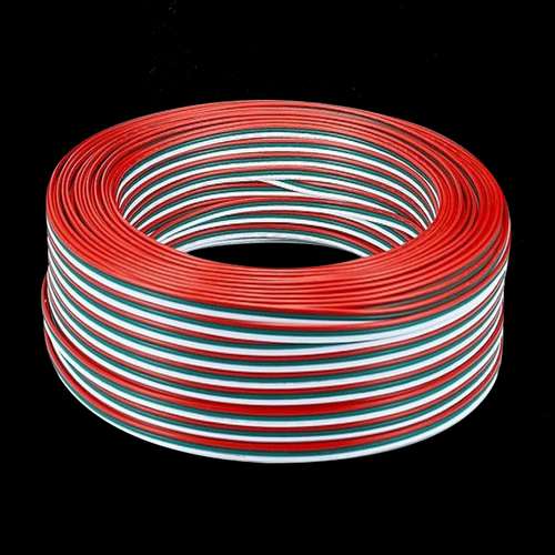 Quik Strip 3 Core 22AWG, Red, Yellow, White colour  3PIN Cable for CCT led strip, 100m