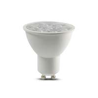 V-TAC LED Spotlight Ripple Plastic Bulb GU10 Samsung Chip White 6W_base