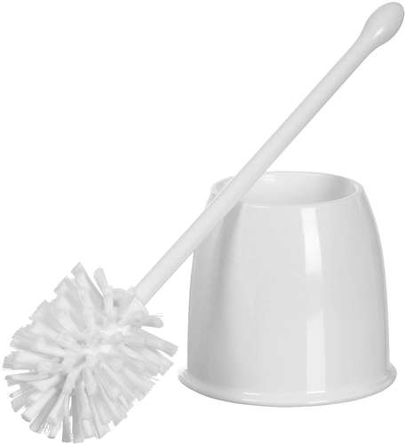 B106 Max Value White Toilet Set (Brush + Holder) _base