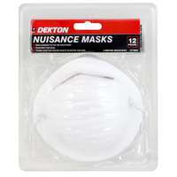 Dekton DT70840 12 Piece Nuisance Dust Mask Set with Elasticated Head Strap_base