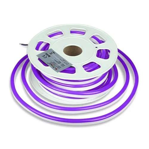 V-TAC NEONV10 Neon LED Rope Light Strip Flexible Violet 24V 8W/M (10M/ROLL)_base
