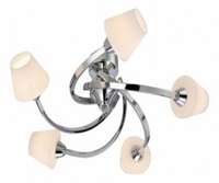 "Gina" Flush Mounted Ceiling Light Fitting (5 Lamps) From Firstlight_base