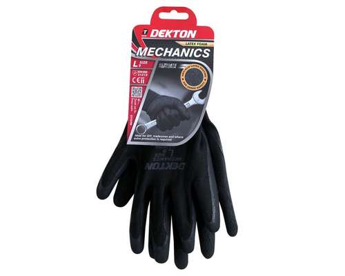 Dekton DT70799 Latex Foam Ultra Grip Tradesman Working Gloves Size 9/L 12 PC_base