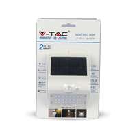 V-TAC VT8276 1.5W LED Solar Wall Light 4000K -White +Black Body