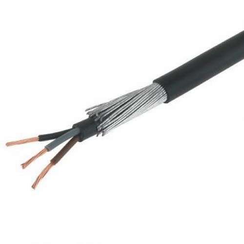 6943X 1.5mm² Black 3 Core SWA Armoured Cable, 23 Amps, 1m_base