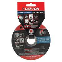 Dekton DT80610 115mm Cutting Disc Stainless Steel Ultra Thin Flat_base