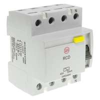Wylex WRDS40/4 Type A DC Sensitive Four Pole Residual Current Device 40A 30mA_base