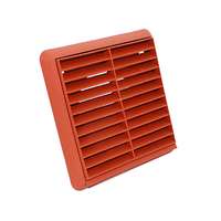 VERPLAS GFS425T High Quality Terracotta 4 Inch Fixed Shutter Grille Fan With Fly screen_base