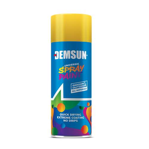 Demsun Spray Paint-400ml-Gloss Yellow_base