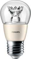 Philips MASTER LED 6W Luster Golf Ball Bulb (40W Replacement), Warm White, Dimmable, E27 Edison Screw