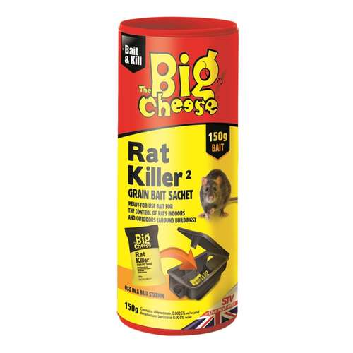 Big Cheese STV224 Rat Killer – Grain Bait Sachet 150g_base