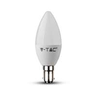 V-TAC VT861 5.5W Plastic Candle Bulb Samsung Chip 3000K B15 Dimmable (VT-299D)_base