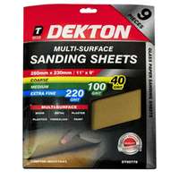 DEKTON DT80778 Multi-Surface Mixed Sanding Sheets 9pc_base