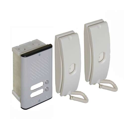 Easy Kit 2 Way Audio Door Entry Kit (5 Wire) Flush Mounted Panel_base