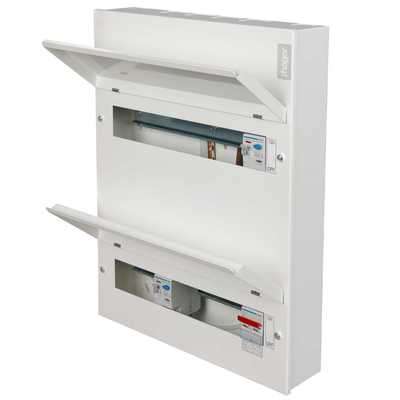 Hager VML91214CU Double Banked Consumer Units-12+14 Way_base