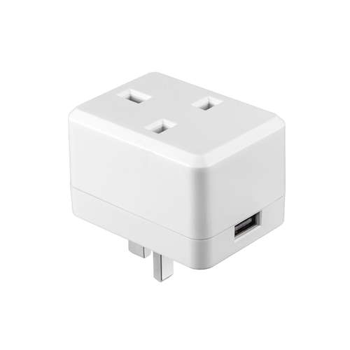 V-TAC VT8428 Smart WiFi Mini BS Plug USB Port Compatible With Alexa& Google Home_base