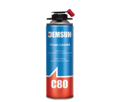 DEMSUN C80500 C80 Polyurethane Foam Cleaner and Remover Transparent 500ml_base
