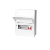 DANSON METAL CONSUMER UNIT - 6 WAYS SUPPLIED WITH 100A MAIN SWITCH