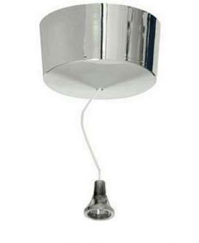 Polished Chrome Ceiling Pullcord Switch_base