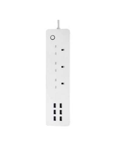 HOMEFLOW P-1001 Smart Extension Lead Power Strip With Surge Protection 15A_base