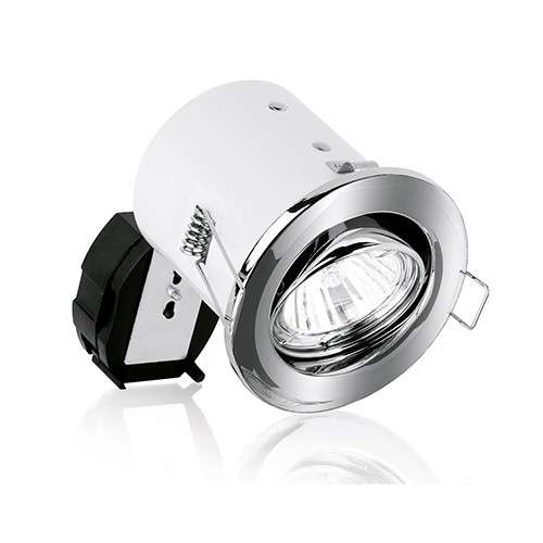 Aurora MR16 Adjustable Fire Rated Downlight - Satin Silver, A2-DLL952SS