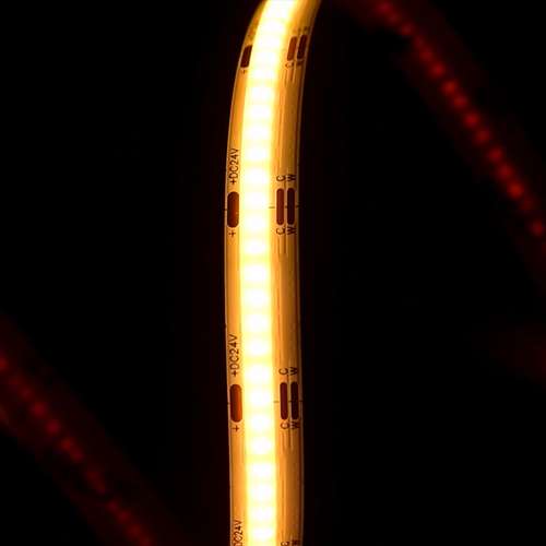 Quik Strip 12W/m COB LED Strip, 24V IP20 CCT (2200K-6500K), 608LEDS/m, 70-100Lm/m, 10mm PCB, 5m